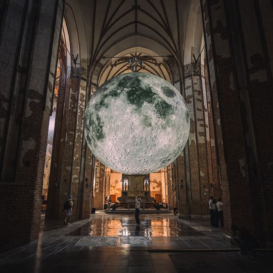 otwarcie wystawy „Museum of the Moon”, Centrum św. Jana, Gdańsk 2026