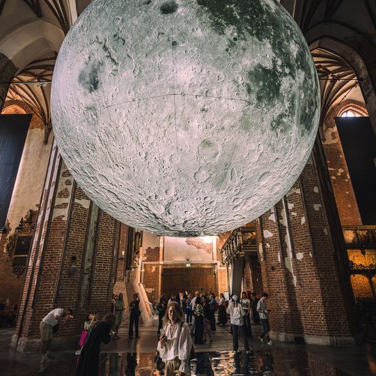 otwarcie wystawy „Museum of the Moon”, Centrum św. Jana, Gdańsk 2026