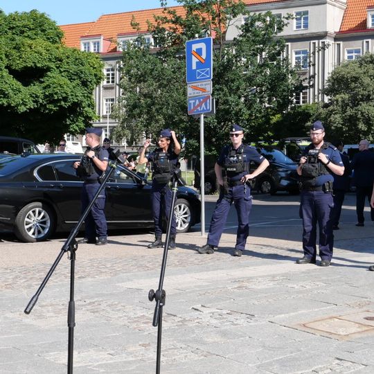 protest na Targu Rybnym, Konferencja na rzecz Odbudowy Ukrainy, Gdańsk 2026