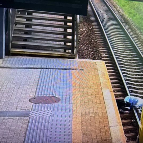pijana kobieta, która spadła na tory SKM, Rumia Janowo