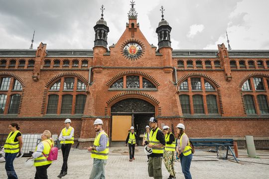 Trwa rewitalizacja Hali Targowej w Gdańsku