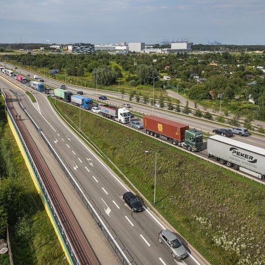 korki na Stogi i Wyspę Portową, Gdańsk 2026