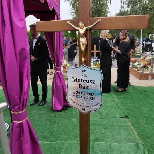 Mateusz Bąk, pogrzeb, Pruszcz Gdański 2026