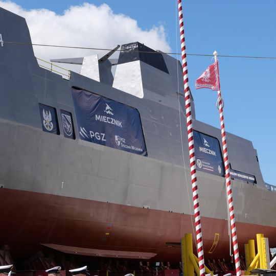 ORP Wicher, chrzest, PGZ Stocznia Wojenna, Gdynia 2026