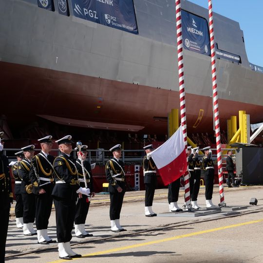 ORP Wicher, chrzest, PGZ Stocznia Wojenna, Gdynia 2026