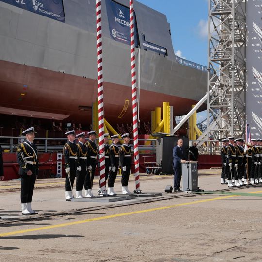 ORP Wicher, chrzest, PGZ Stocznia Wojenna, Gdynia 2026