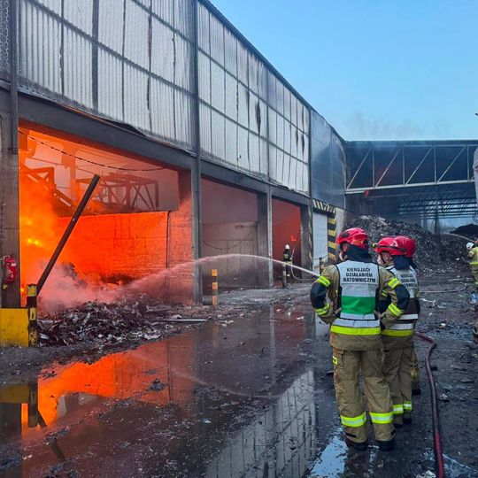 pożar zakładu zagospodarowania odpadów, Chlewnica