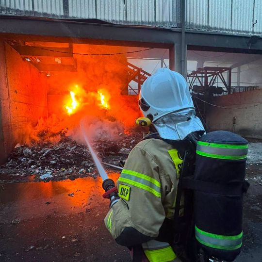 pożar zakładu zagospodarowania odpadów, Chlewnica