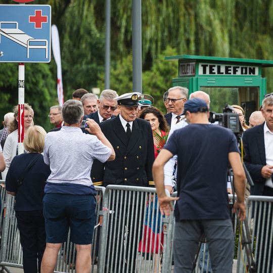 złożenie kwiatów przez Karola Nawrockiego w 46. rocznicę Porozumień Sierpniowych, Gdańsk 2026