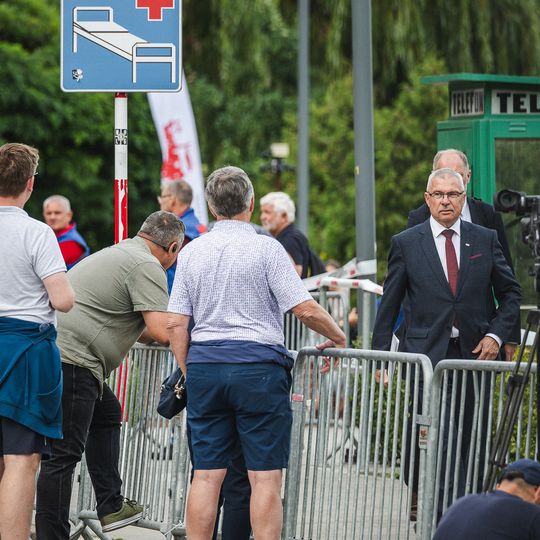 złożenie kwiatów przez Karola Nawrockiego w 46. rocznicę Porozumień Sierpniowych, Gdańsk 2026