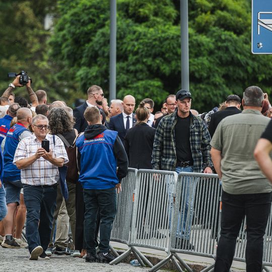 złożenie kwiatów przez Karola Nawrockiego w 46. rocznicę Porozumień Sierpniowych, Gdańsk 2026