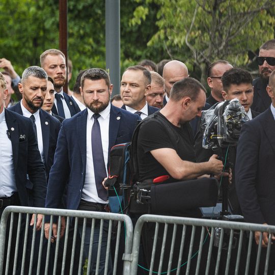 złożenie kwiatów przez Karola Nawrockiego w 46. rocznicę Porozumień Sierpniowych, Gdańsk 2026