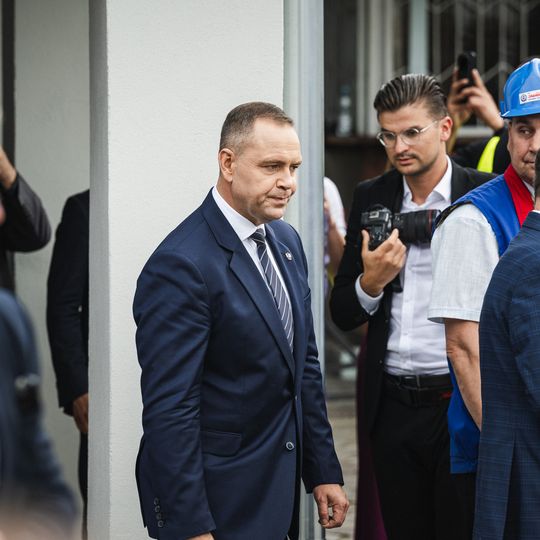 złożenie kwiatów przez Karola Nawrockiego w 46. rocznicę Porozumień Sierpniowych, Gdańsk 2026