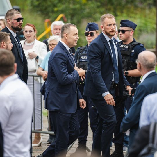 złożenie kwiatów przez Karola Nawrockiego w 46. rocznicę Porozumień Sierpniowych, Gdańsk 2026
