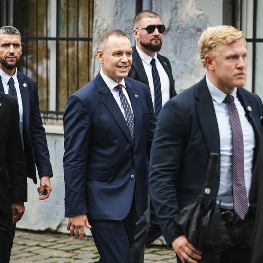 złożenie kwiatów przez Karola Nawrockiego w 46. rocznicę Porozumień Sierpniowych, Gdańsk 2026