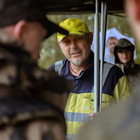 prace badawcze na terenie obozu norweskich policjantów pod Sztutowem