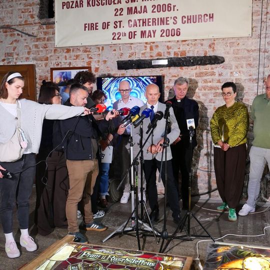 zaginiony witraż, Bzylika Mariacka, Gdańsk 2026