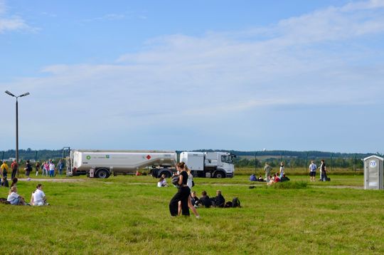 Piknik na gdańskim lotnisku
