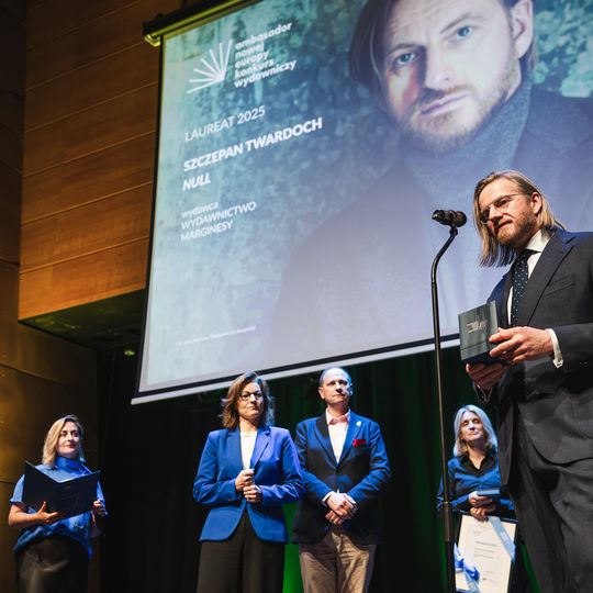 Nagroda Ambasadora Nowej Europy 2025, Szczepan Twardoch, Gdańsk 2026