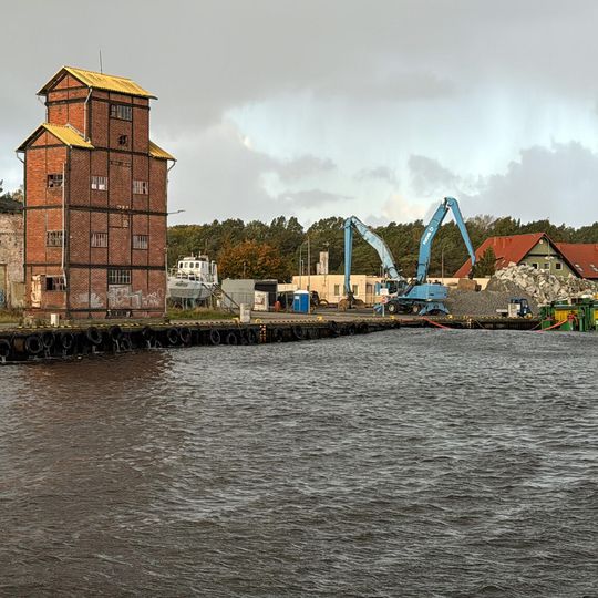 sztorm, Port Ustka