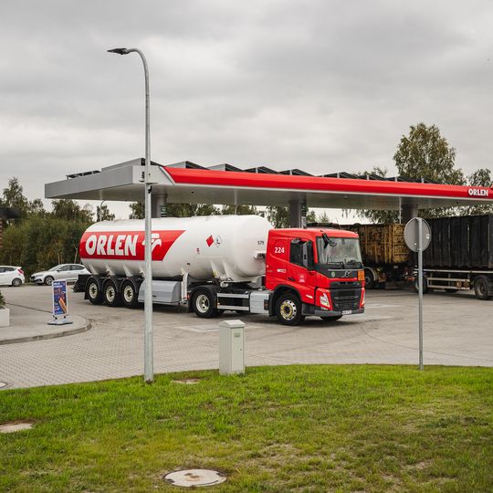 nowa stacja paliw Orlen, ul. Kontenerowa 29, Gdańsk