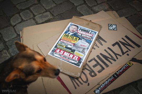 Antyrządowy marsz w trzecią rocznicę wyborów 15 października