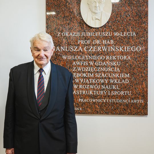 prof. Janusz Czerwiński, 90. urodziny, AWFiS, Gdańsk 2026