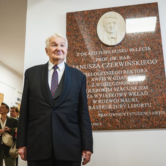 prof. Janusz Czerwiński, 90. urodziny, AWFiS, Gdańsk 2026