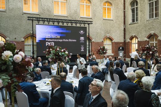 25 lat Politechnicznego Klubu Biznesu PKB+. Jubileuszowa gala na Politechnice Gdańskiej