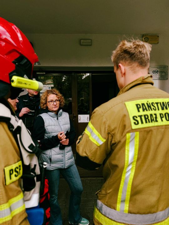 Pożar w I LO w Sopocie! Z budynku ewakuowano ponad 300 osób