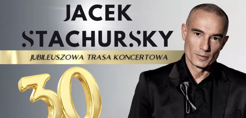 Jacek Stachursky wystąpi w Tczewie, plakat