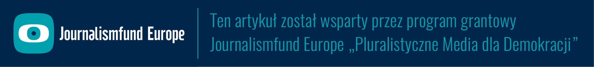 program grantowy Journalismfund Europe „Pluralistyczne Media dla Demokracji”