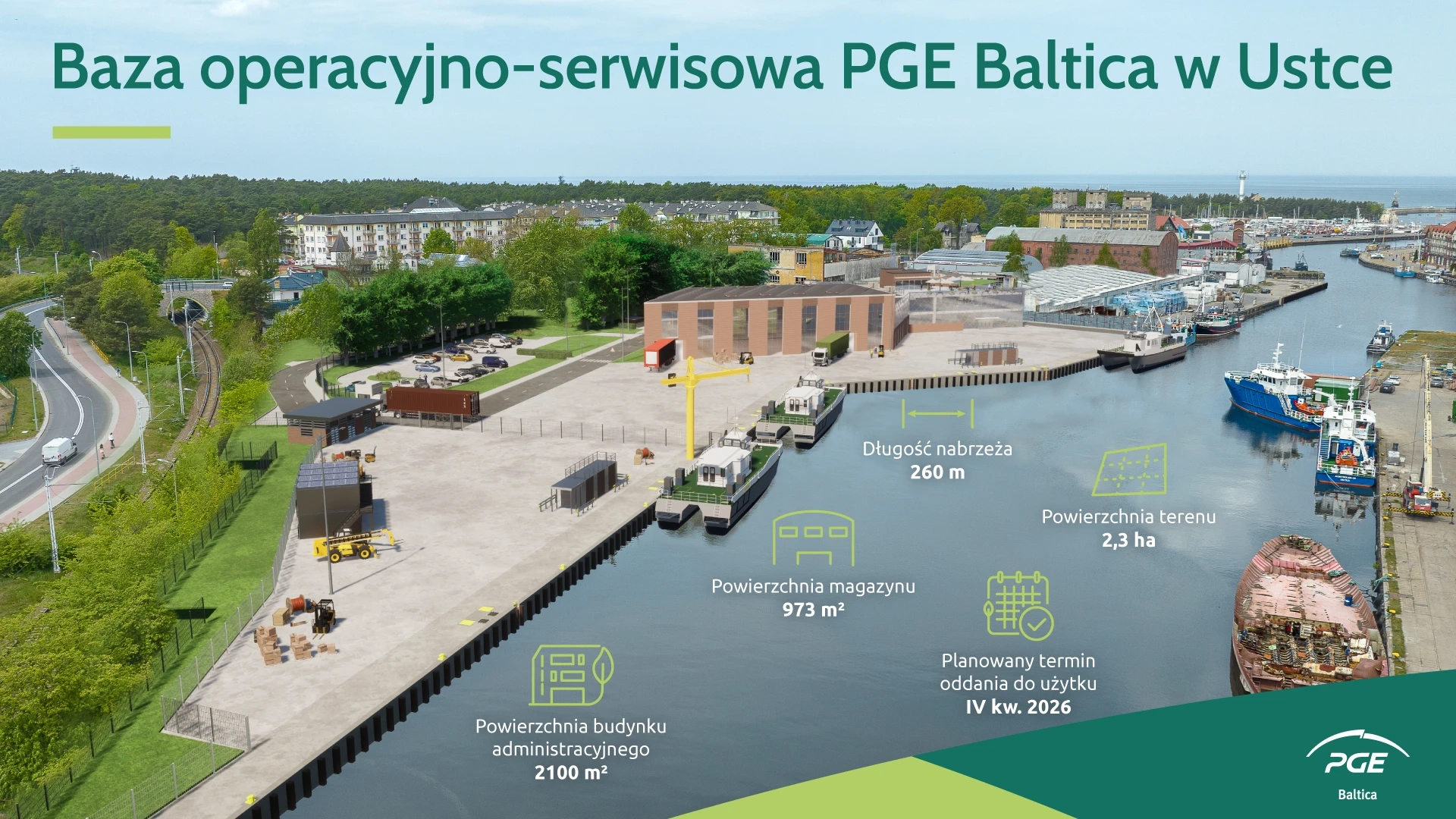 baza operacyjno-serwisowa PGE Baltica w Ustce