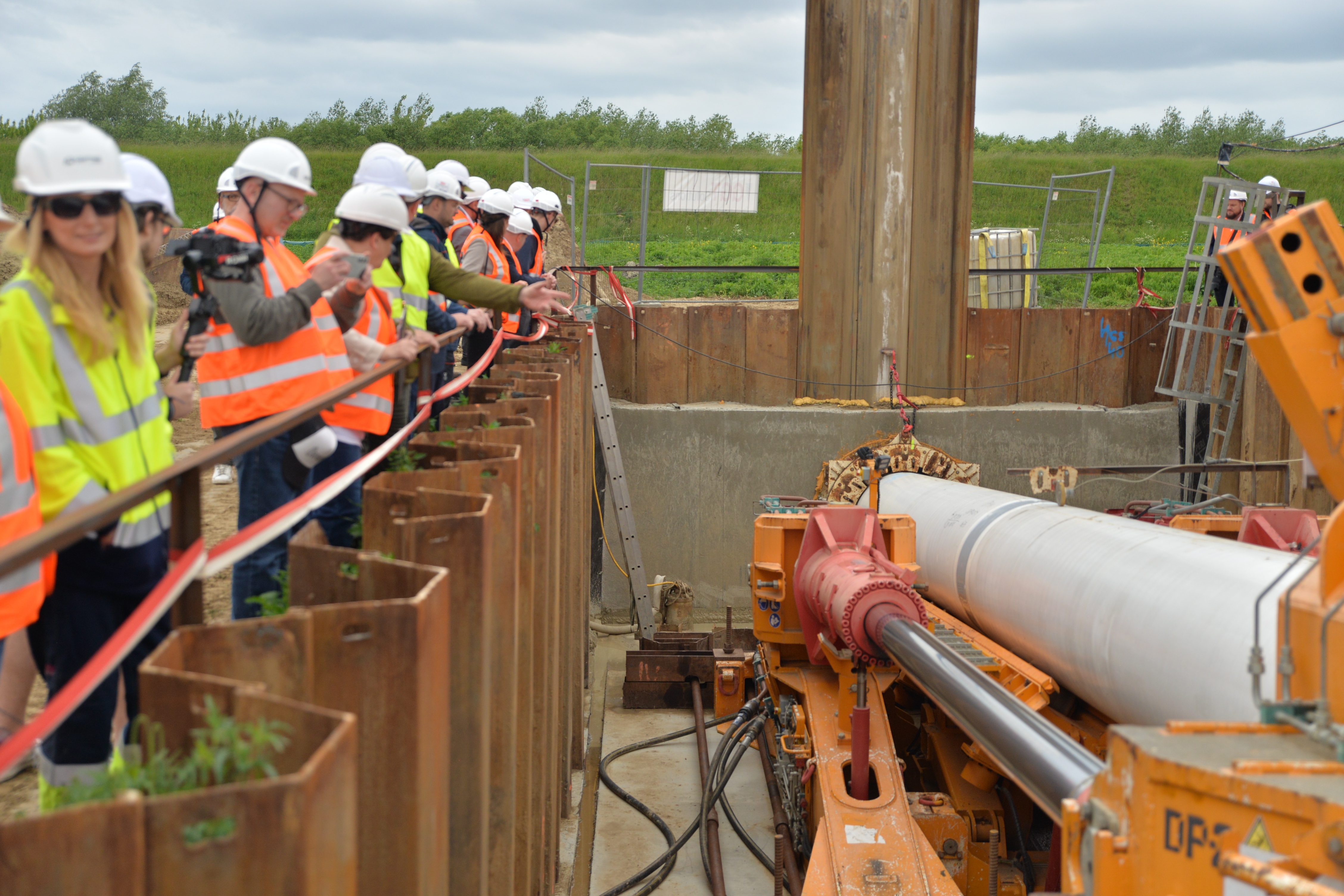 gazociąg Gardeja-Kolnik, przewiert pod Wisłą w okolicach Kwidzyna