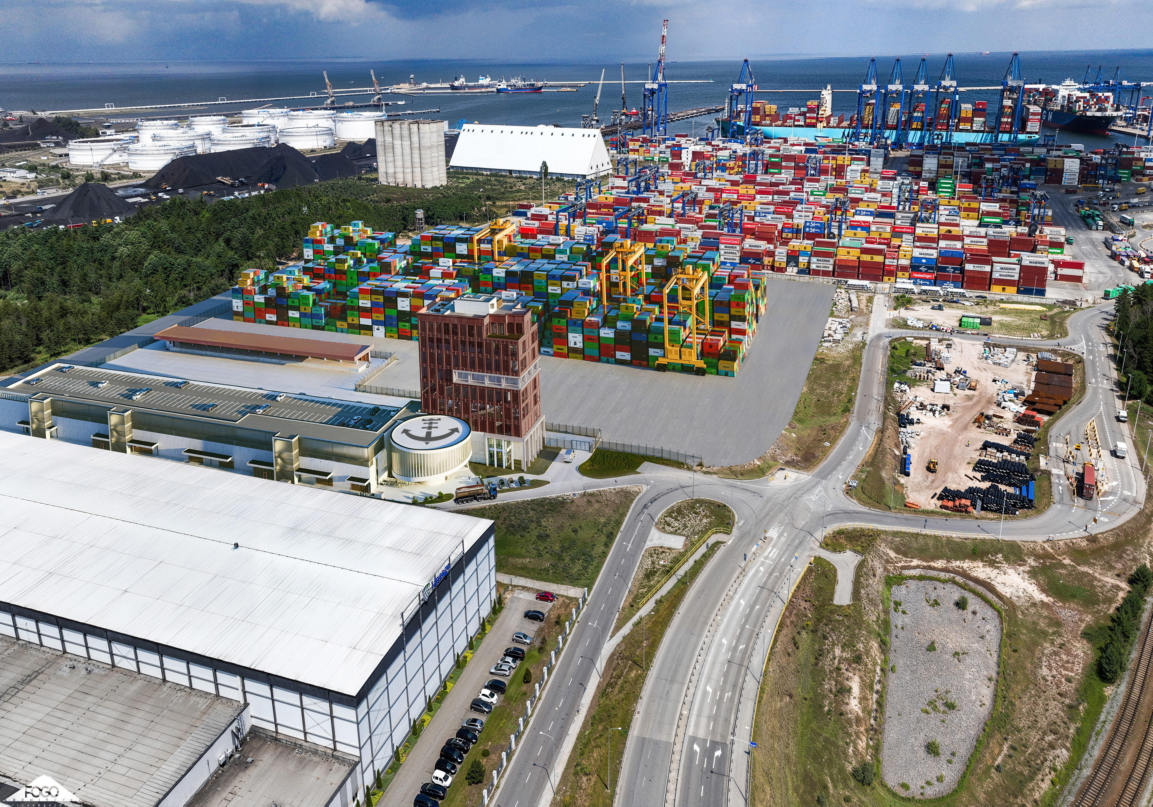 Zintegrowany Punkt Kontroli Granicznej w Porcie Gdańsk, wizualizacja