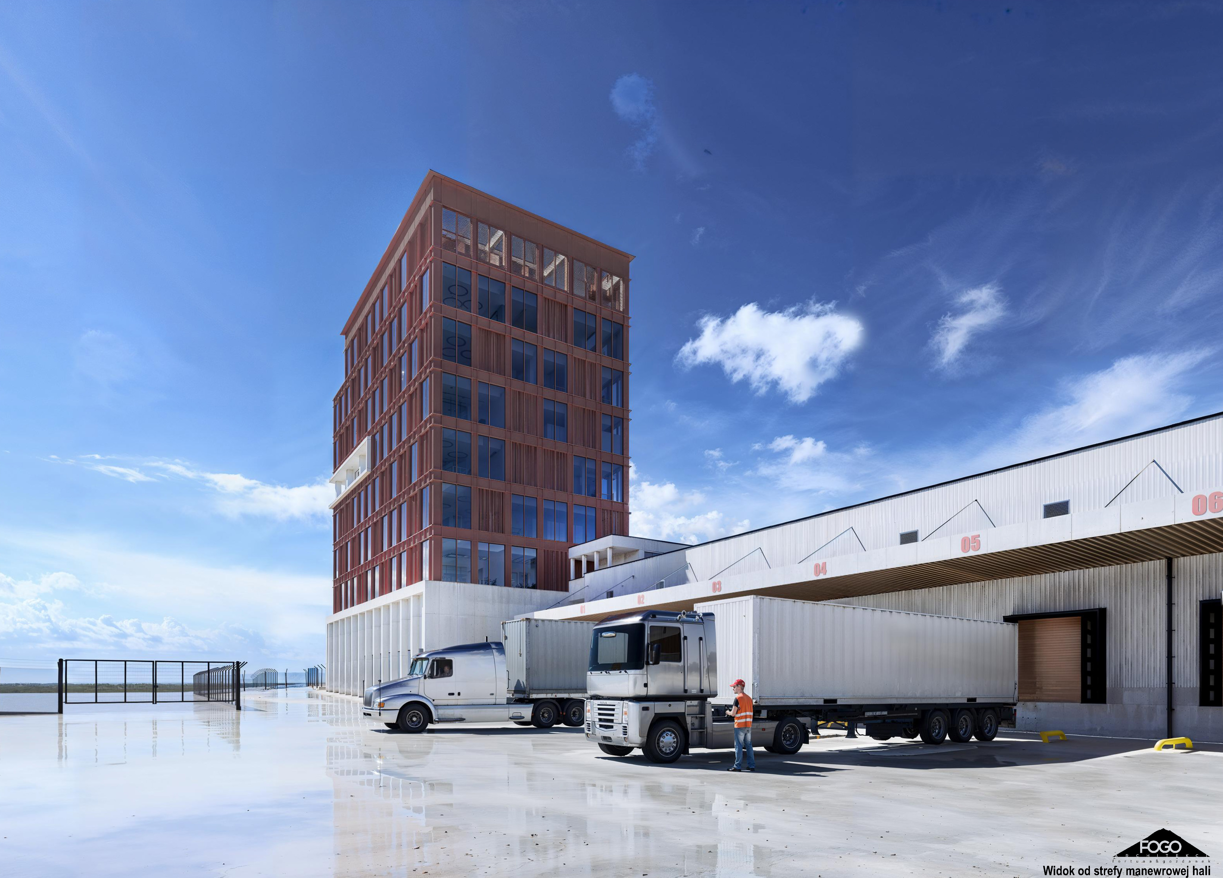 Zintegrowany Punkt Kontroli Granicznej w Porcie Gdańsk, wizualizacja