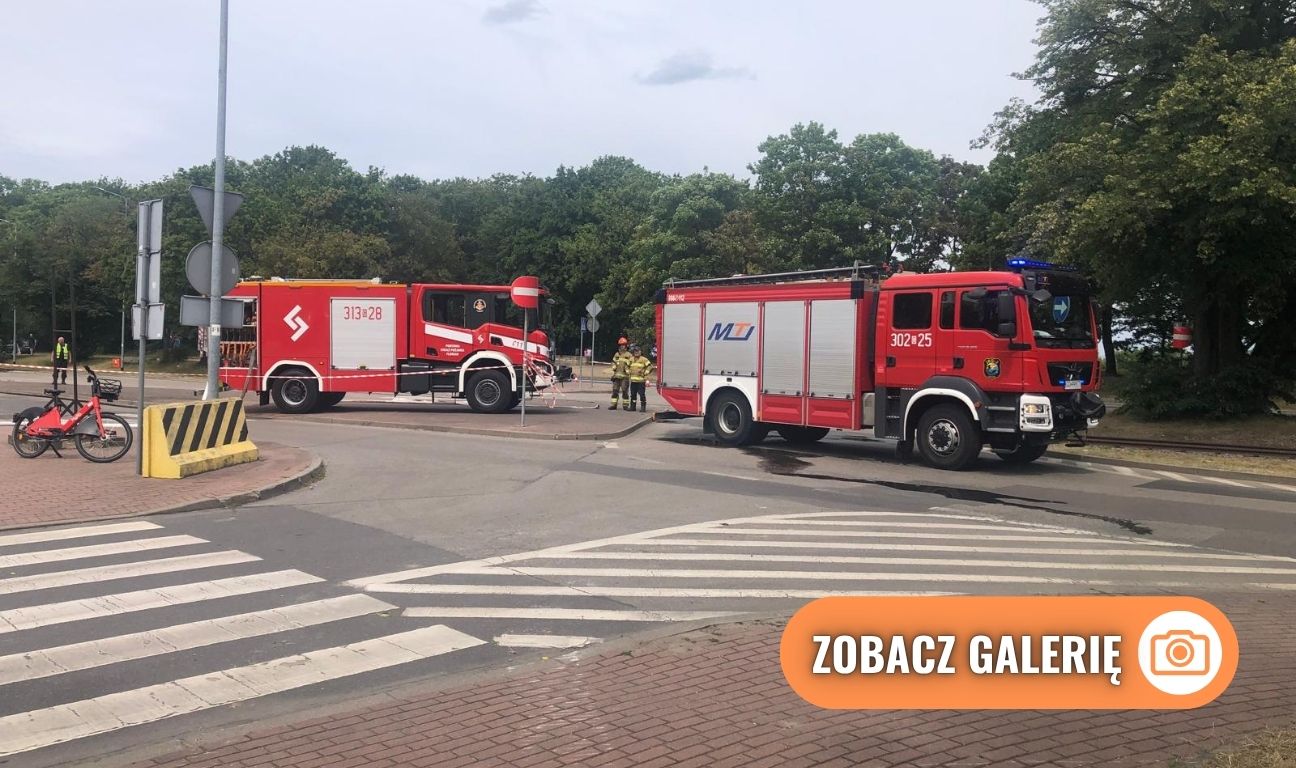 wyciek gazu w terminalu promowym w Gdańsku