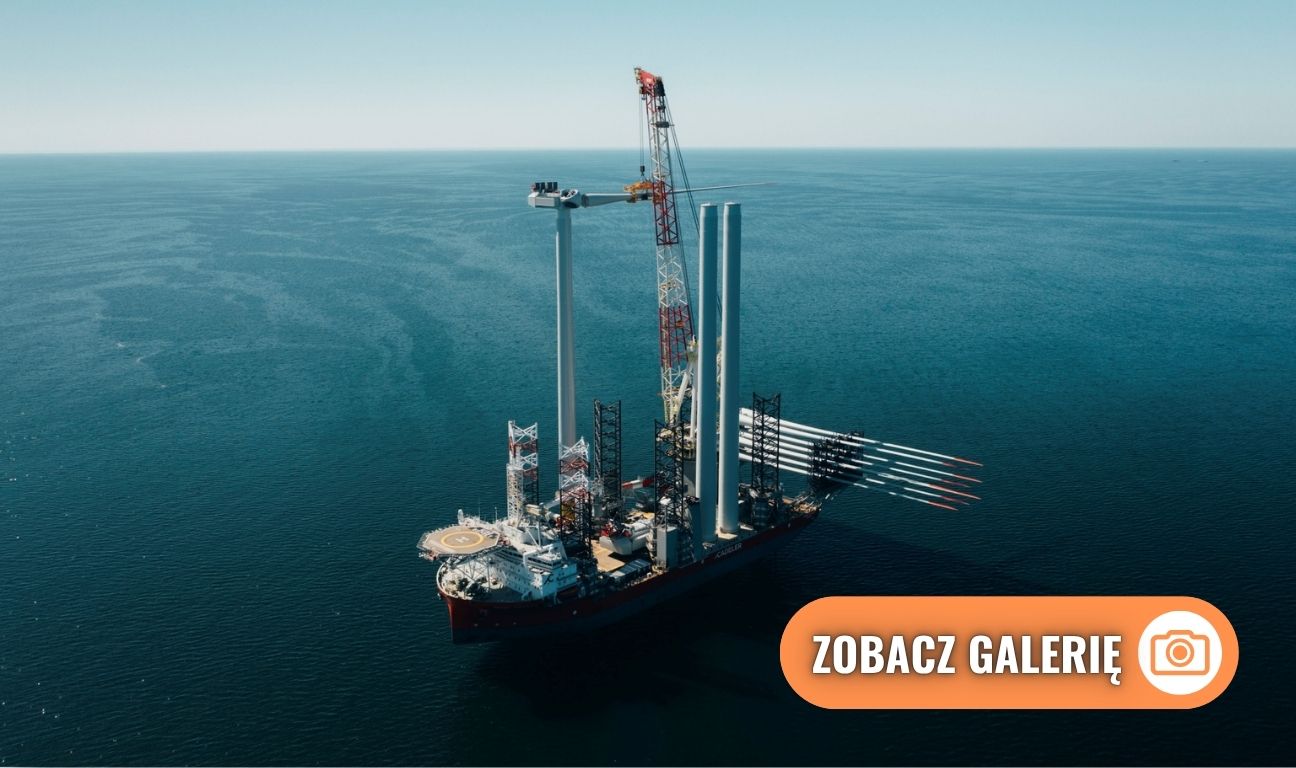 morska farma wiatrowa Baltic Power, pierwszy wiatrak