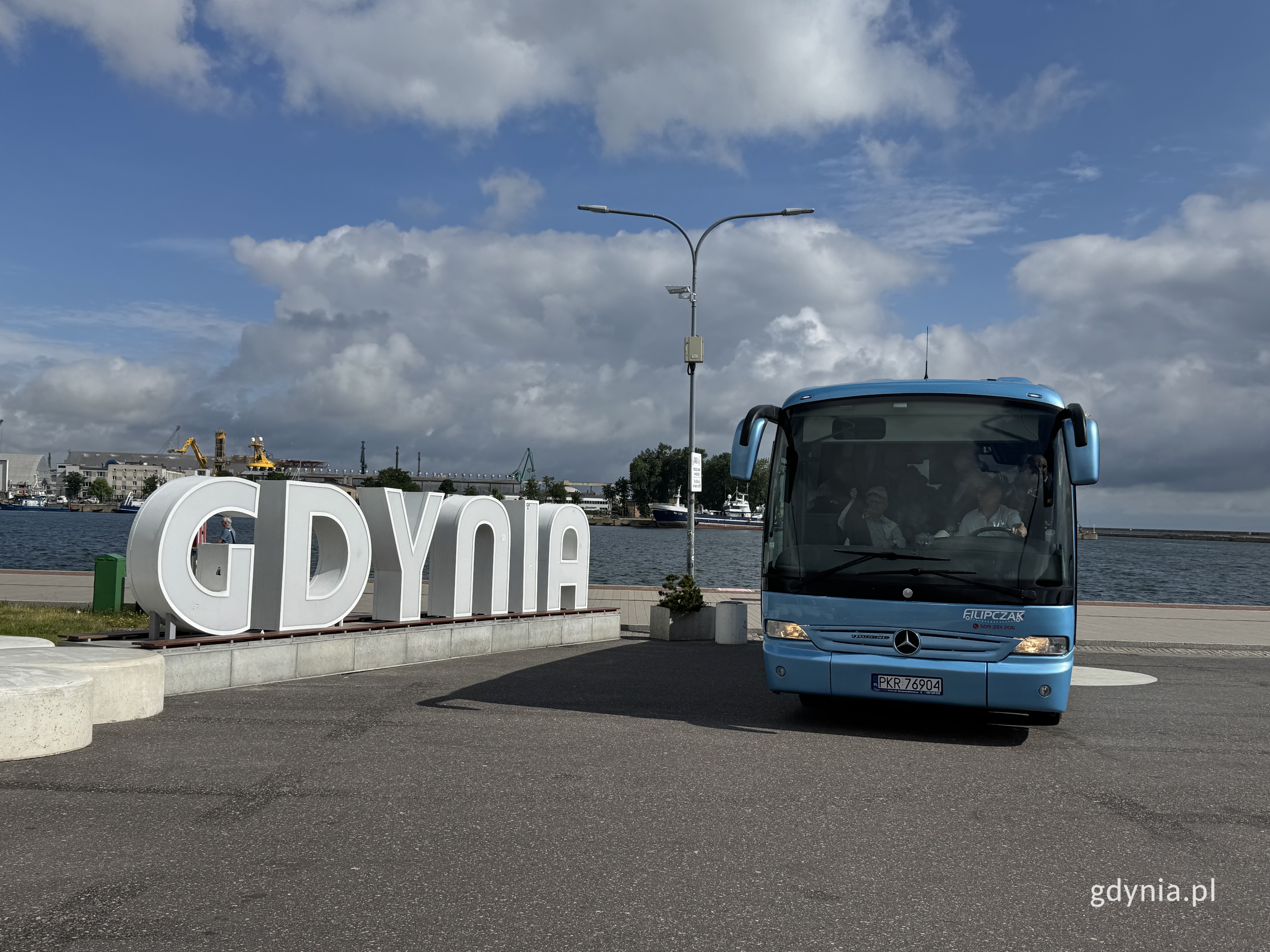 parking dla autokarów przy Akwarium Gdyńskim