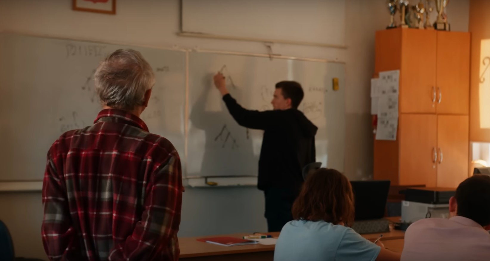 lekcja w klasie prof. Ryszarda Szubartowskiego w III LO w Gdyni