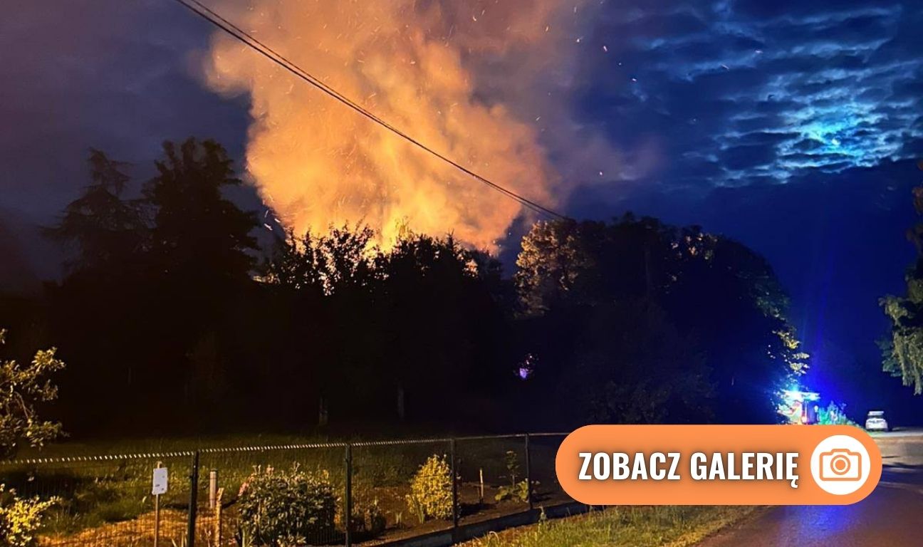 pożar budynku gospodarczego w Sypanicy