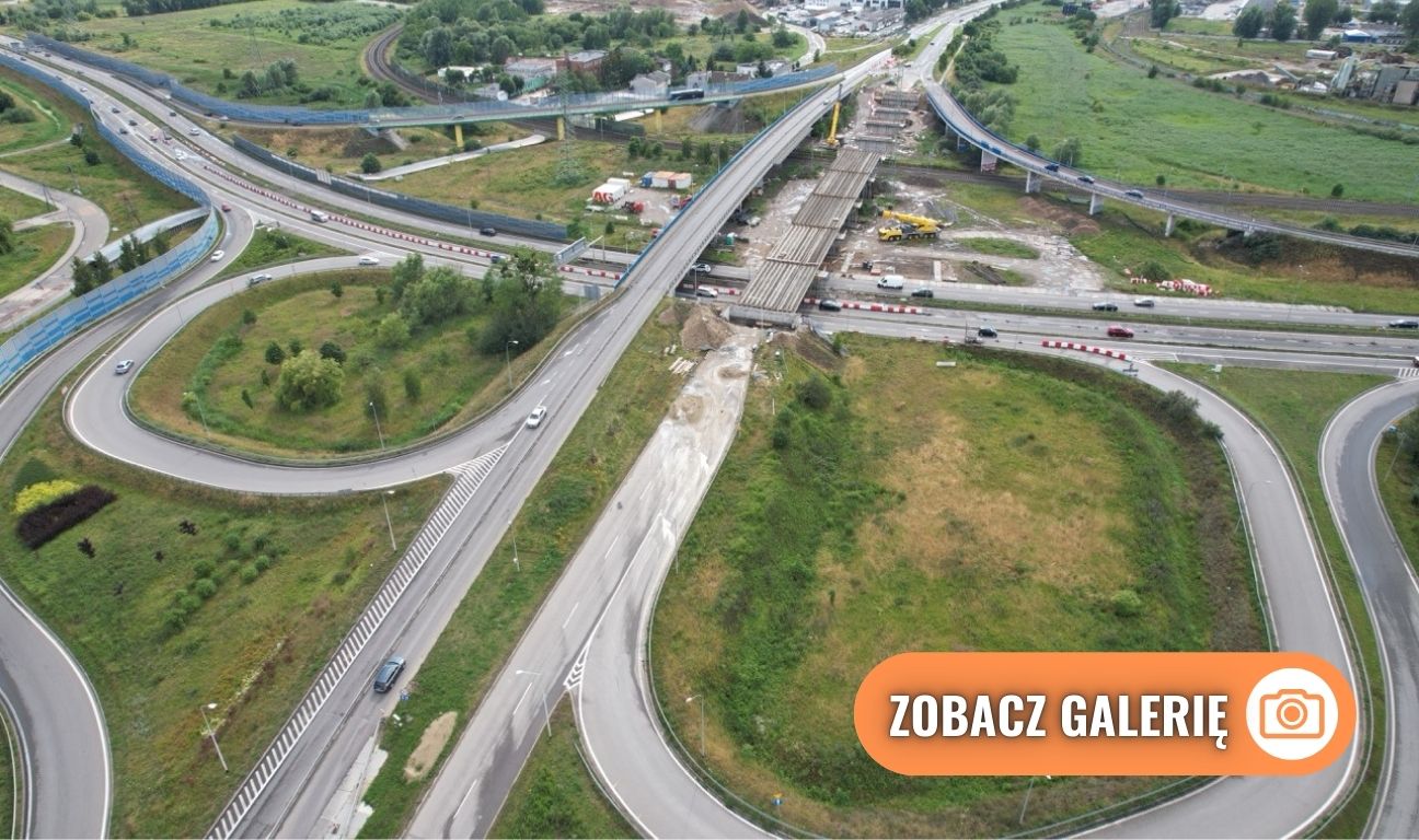 prace przy budowie nowej estakady ul. Elbląskiej w Gdańsku