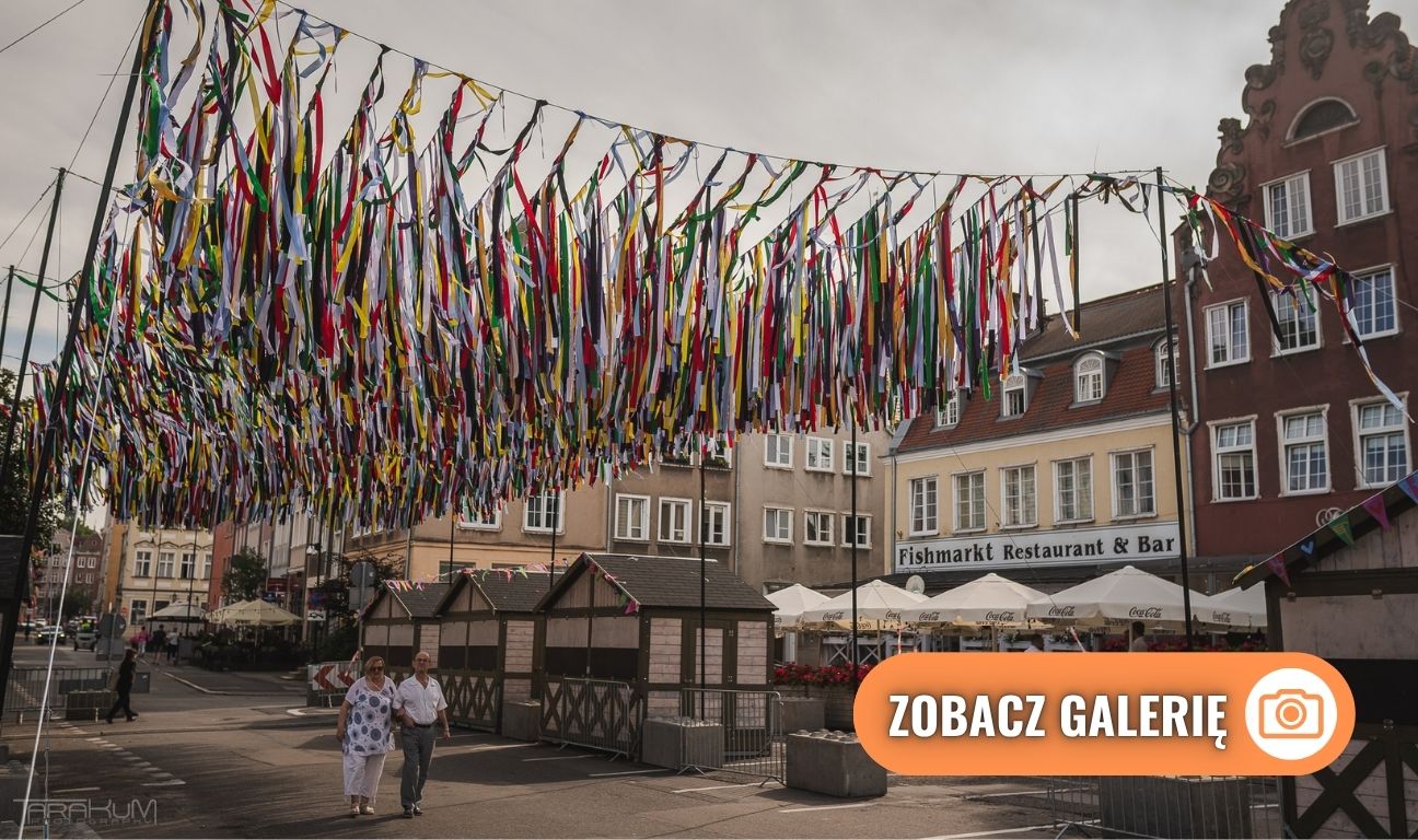 przygotowania do Jarmarku Świętego Dominika 2025 w Gdańsku