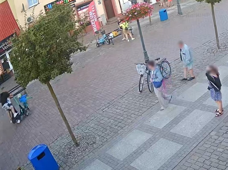 moment potrącenia 5-latka w Łebie