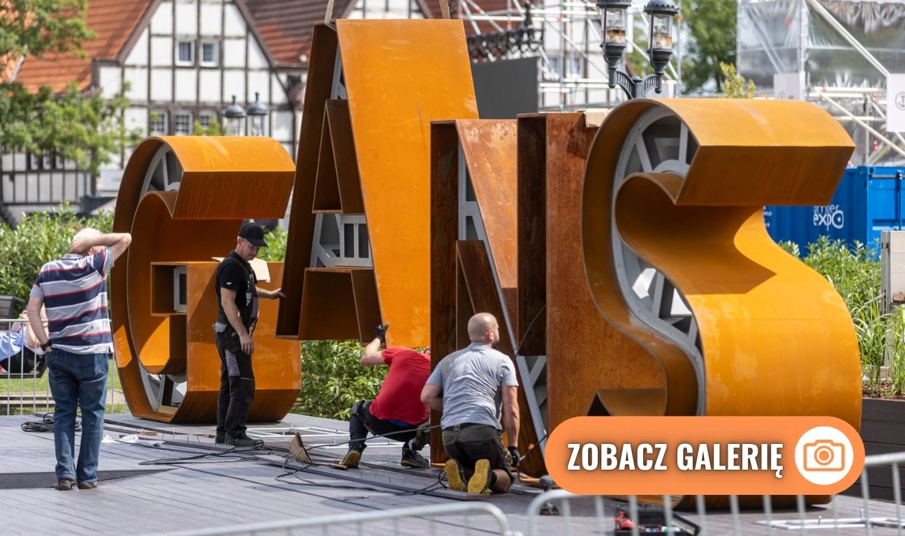 nowa wersja napisu „Gdańsk” na Ołowiance