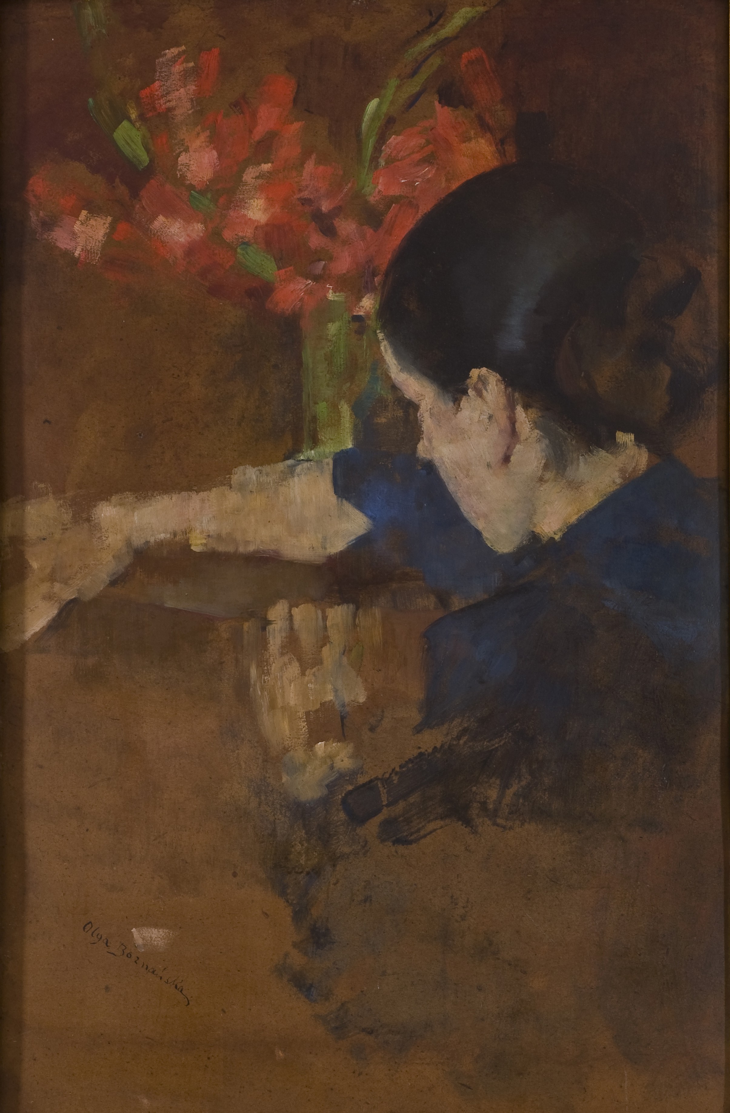 Olga Boznańska, „Portret kobiety”, po 1914