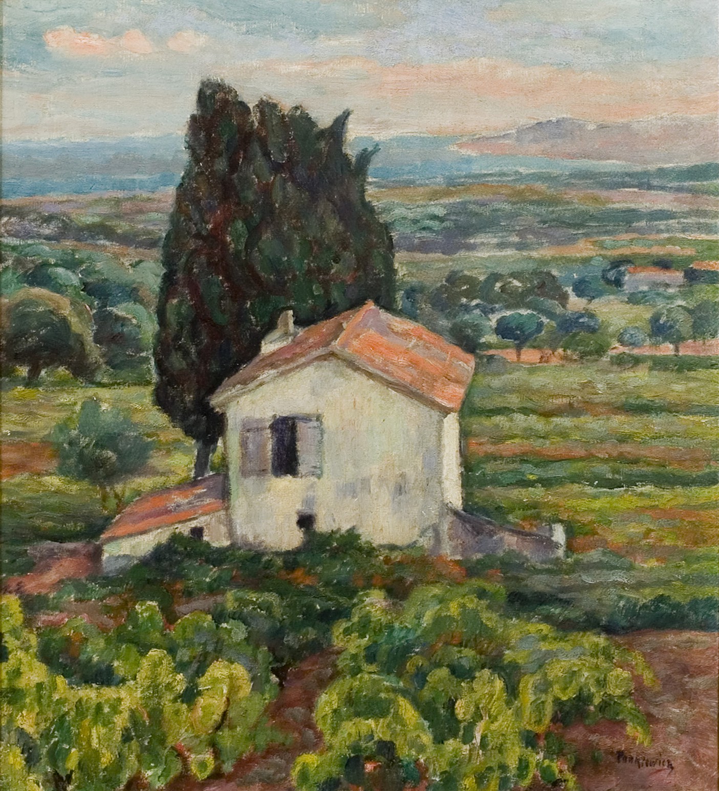 Józef Pankiewicz, „Cyprysy”, 1909