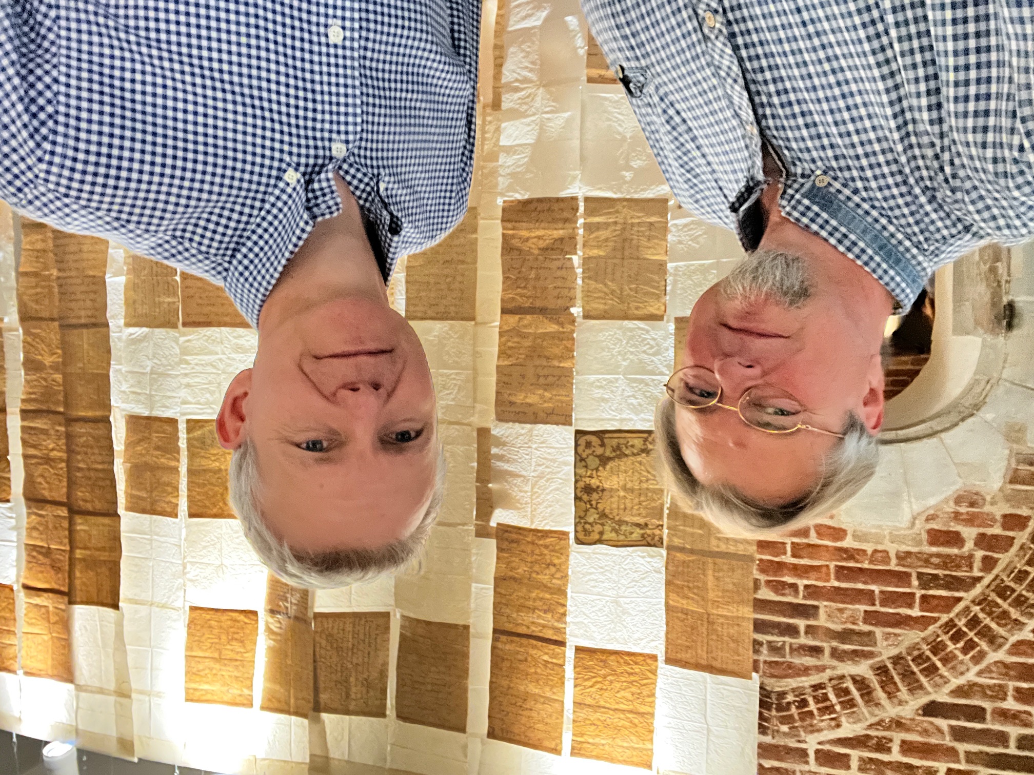 Artur Jabłoński i Janusz Marszalec na wystawie  „Nasi chłopcy. Mieszkańcy Pomorza Gdańskiego w armii III Rzeszy”