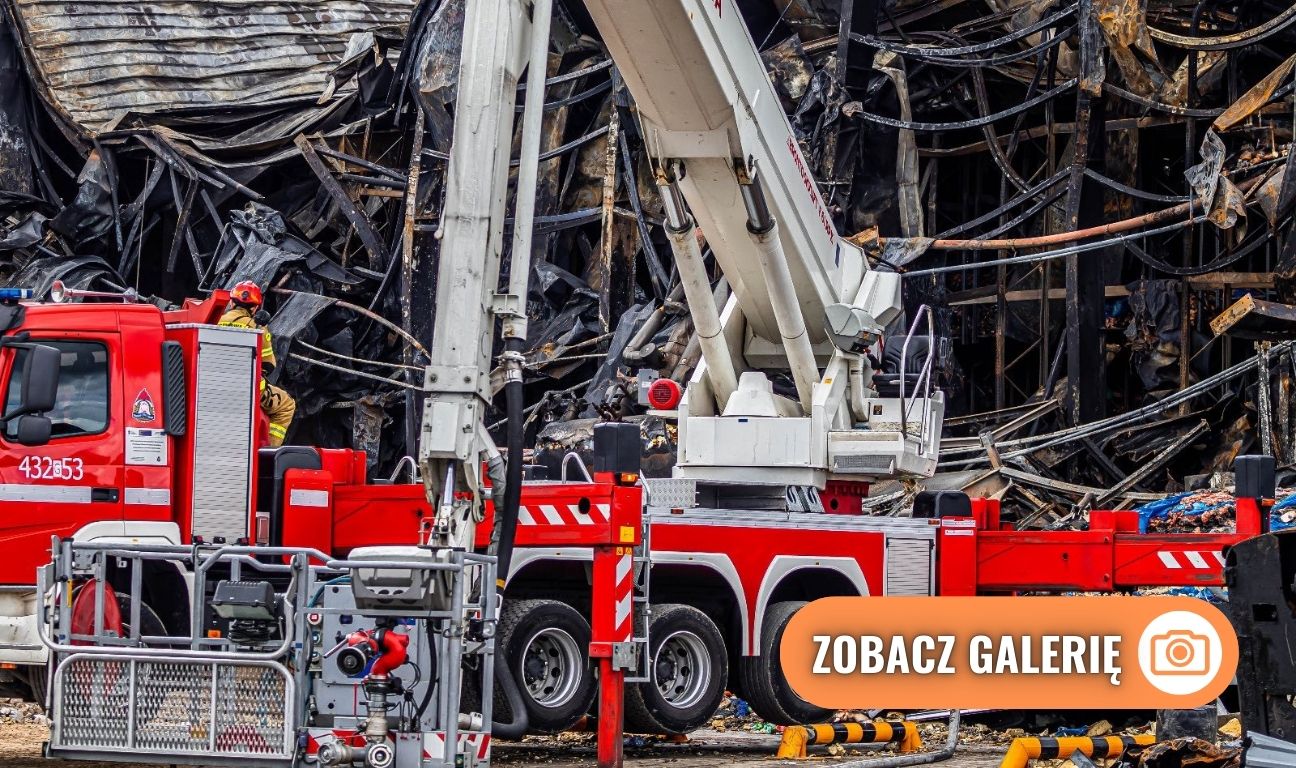 skutki pożarku w Kawlach, stan na 18.08.2025 r.