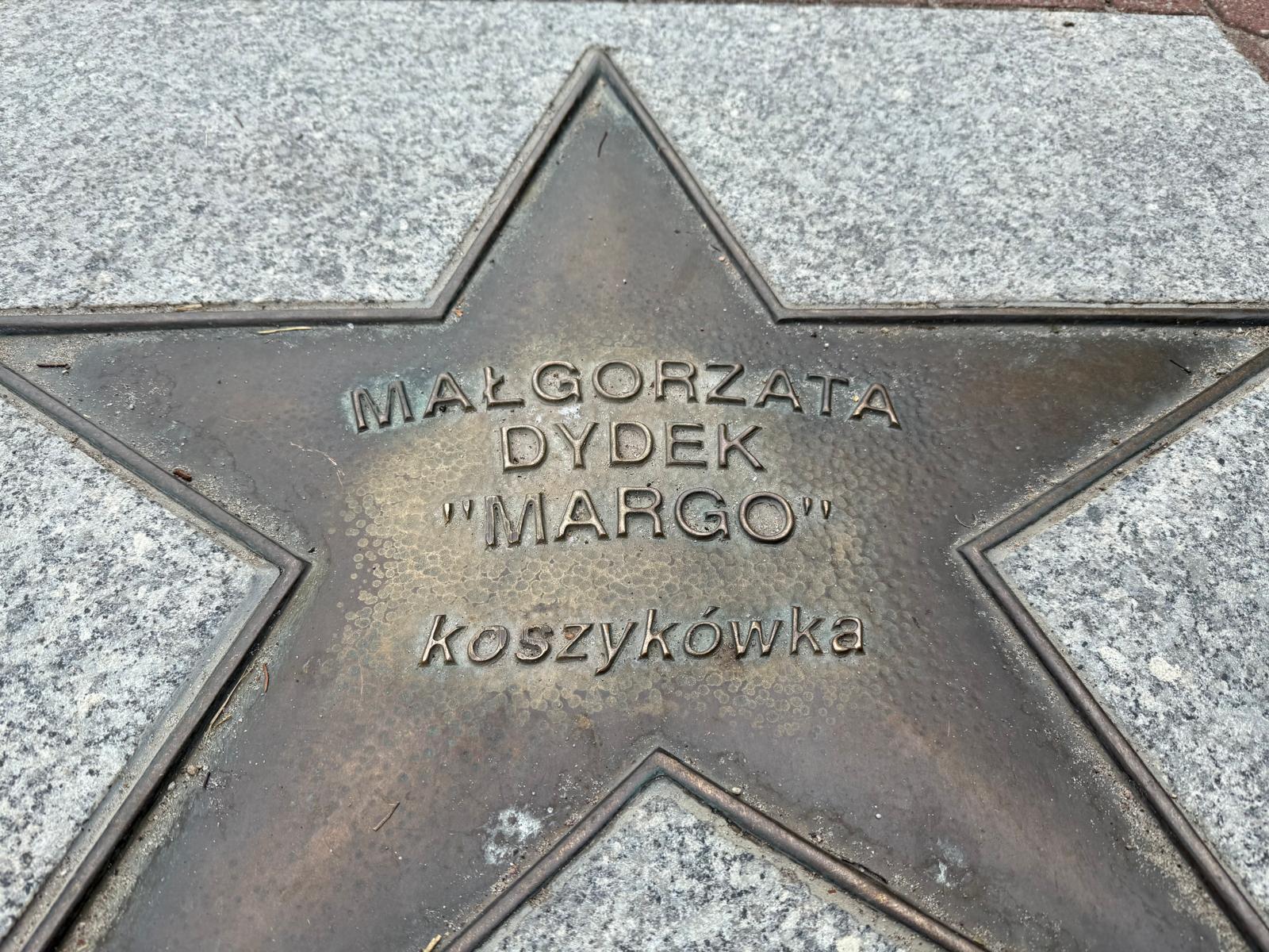 gwiazda Małgorzaty Dydek w Alei Gwiazd Sportu we Władysławowie